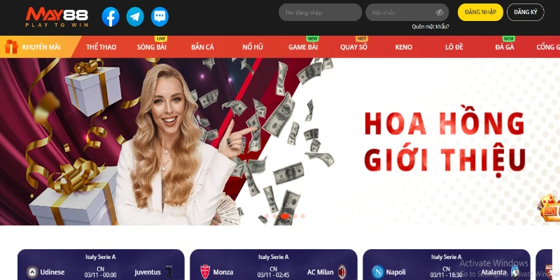 May88 thương hiệu cá cược trực tuyến nổi bật tại nhiều quốc gia